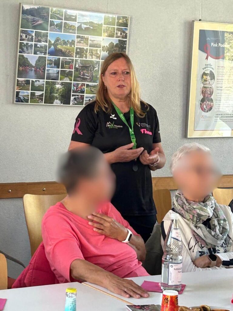 Thea Hue - Selbsthilfegruppe Rosa Schleife - in Vertrettung der DKNH und Rosa Schleife - Fotograf: Herr Sebastian Finhold